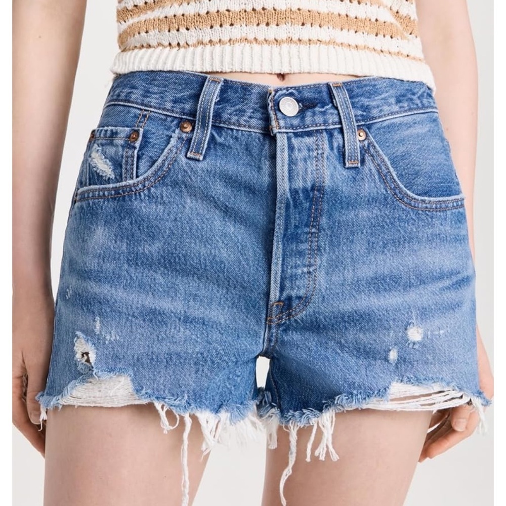Levi’s 501 shorts- Athens Mid Short (Medum Indigo)